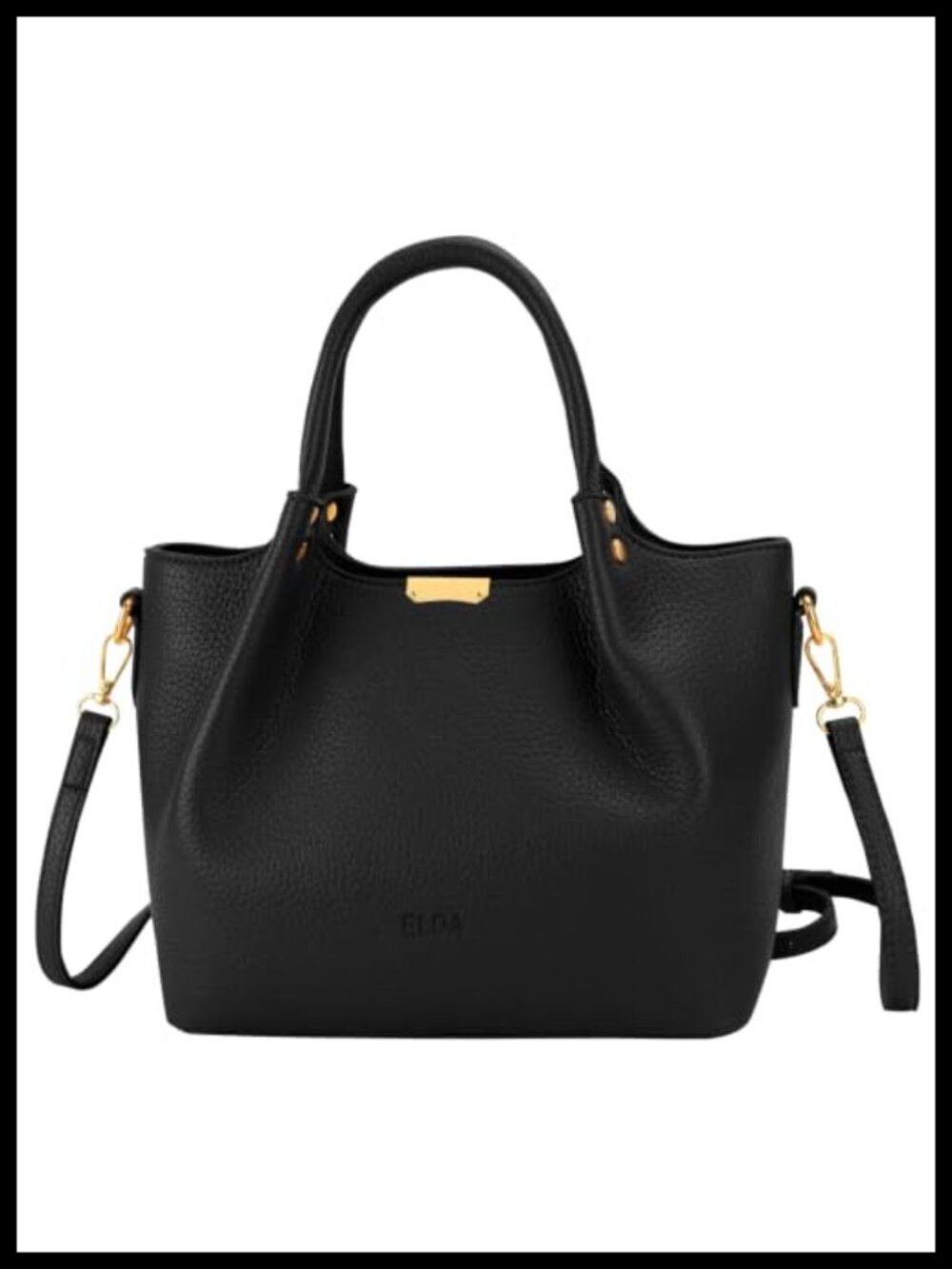 Vegan Leather Satchel Handbag Tote Shoulder Bag Women